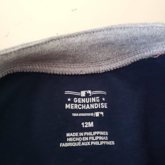 Boston Red Sox One Piece Creeper Baby Infant 12 Months Blue MLB Girls NWOT - Picture 7 of 9